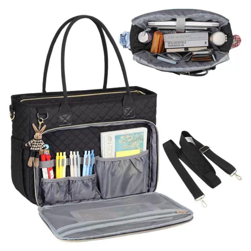 Laptop Backpack 15.6 - กระเป๋าเก็บความจุขนาดใหญ่, กระเป๋าแฟ้ม, กระเป๋าแล็ปท็อป, กระเป๋าแล็ปท็อป 15.6 นิ้วกระเป๋าโน๊ตบุ๊คสำหรับผู้หญิงกระเป๋าทำงาน,