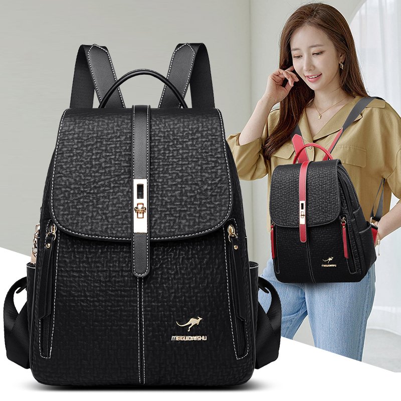 แฟชั่นกระเป๋าเป้สะพายหลังหญิงค - Travel Backpack Anti Theft บทวิจารณ์และราคา