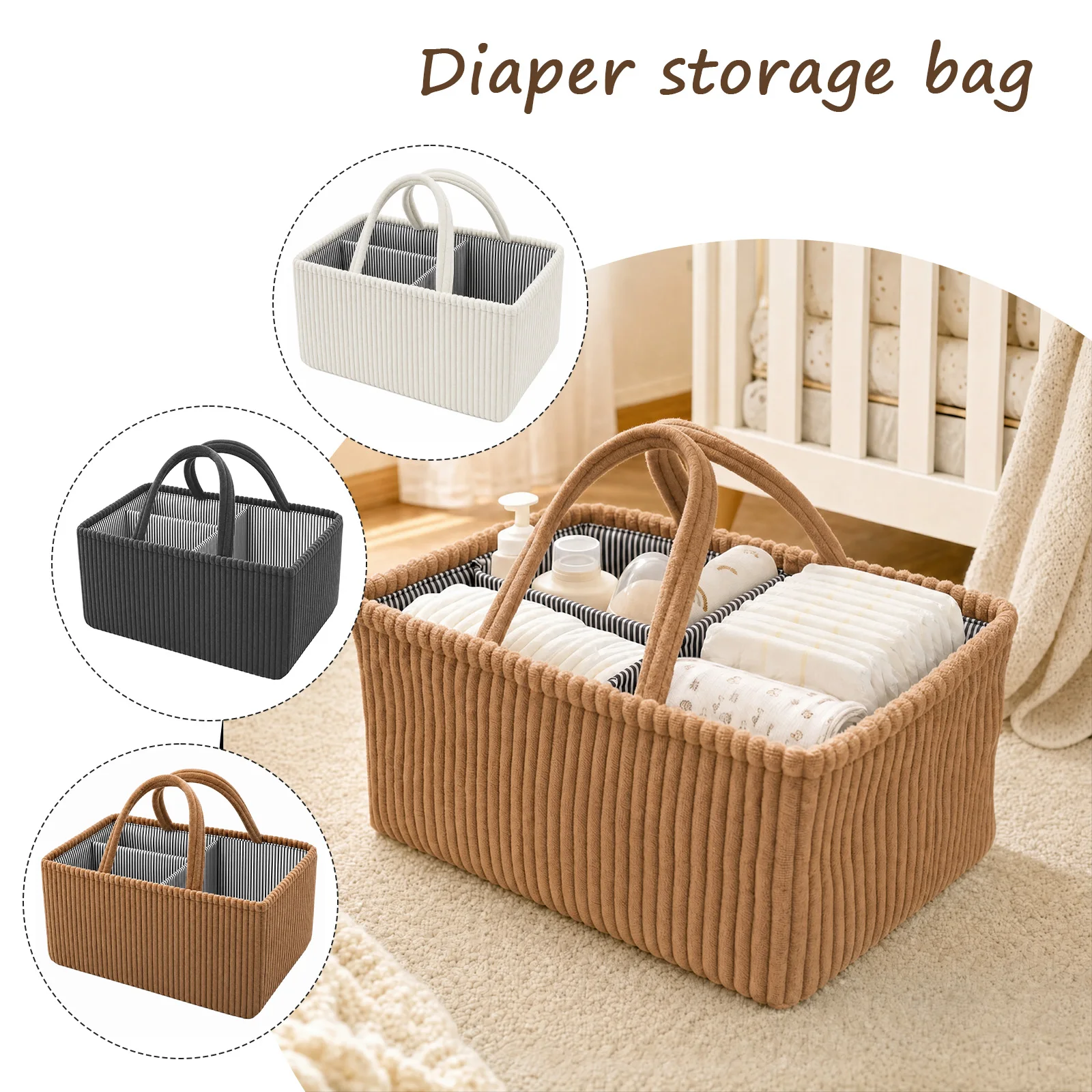 ตะกร้าเก็บผ้าอ้อมเด็กแบบพับได้ - Backpack Diaper Bag บทวิจารณ์และราคา